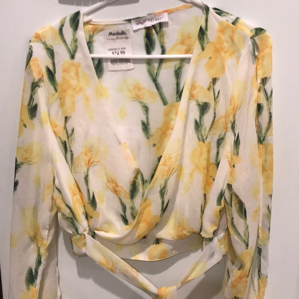 Floral crop top
